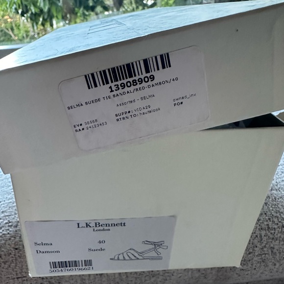 L.K. Bennett London Selma Suede Sandals - Picture 11 of 15